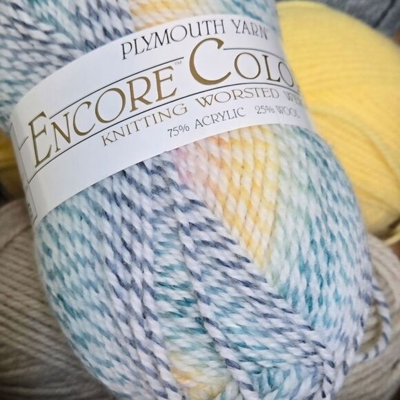 Plymouth Yarn Encore Chunky and Worsted Yarn 4 Skeins - Picture 8 of 9